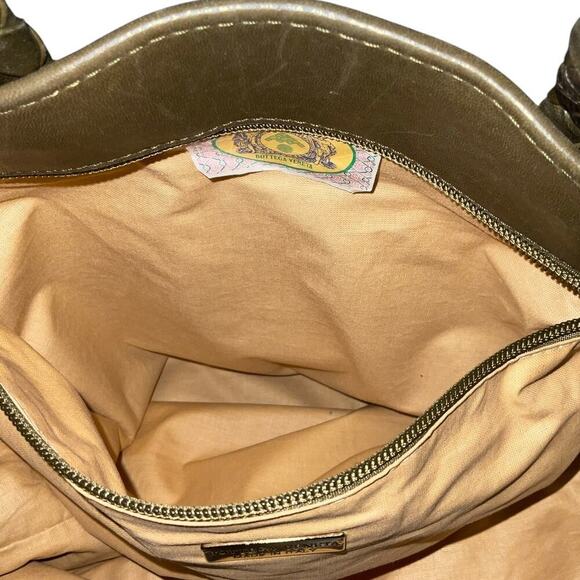 Bottega Veneta Intrecciato Large Top Handle Bag Vintage Brown Suede - Picture 8 of 15